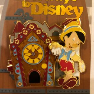 Disney Pin Pinocchio & Jimmey Cricket Doorways To Disney Le