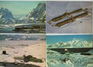 Part Set Of 16 Xpc,  British Antarctic Survey,  1970/80s,  Stations,  Ships,  Wildlife