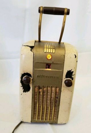Vintage Westinghouse H - 126 “little Jewel” Radio Made In Usa Vintage