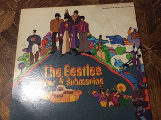 The Beatles Yellow Submarine Capital Green Apple (sw - 153) Vinyl Lp 1969 Vg