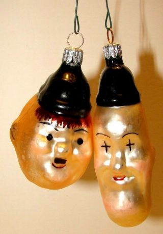 Vintage Christopher Radko Christmas Ornaments Another Fine Mess Laurel & Hardy