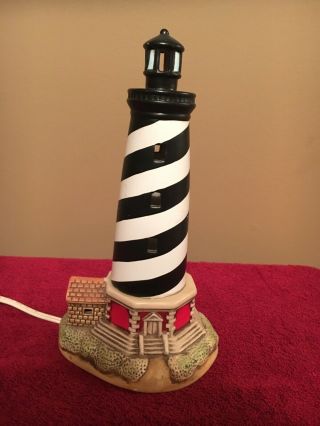 1991 Geo Z Lefton Cape Hatteras Lighthouse Portable Lamp
