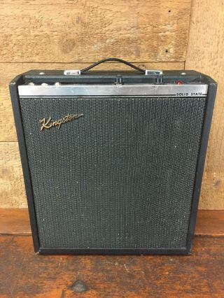 Vintage 1960s/1970’s Kingston Japan 15 Watt Solid State Bass Amp Amplifier
