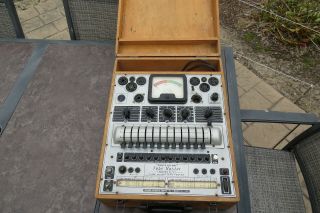 Vintage Precision " Tube Master " Series 10 - 12 Tube And Battery Tester