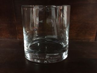 Johnnie Walker Scotch Whisky Rock Glass W/round Top & Oval Bottom You Pick Qty