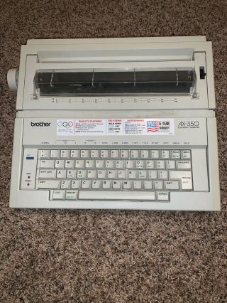 Vintage Brother Electric Typewriter Ax - 350 Great