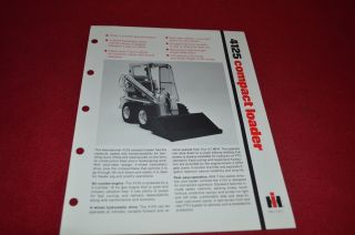 International Harvester 4125 Skid Steer Loader Dealers Brochure Gbmd3