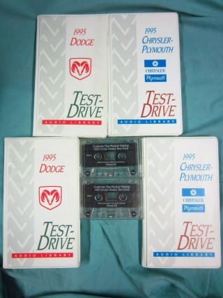 1995 Chrysler Plymouth Dealer Test Drive Promotional Cassette Tapes -