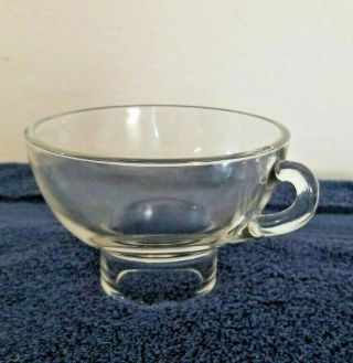 Vintage Clear Glass Home Canning Funnel Jar Filler With Handle