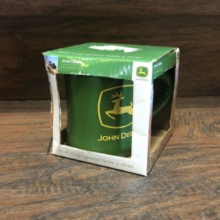 Official John Deere Green Coffee Mug Cup With 3d Logo Nib
