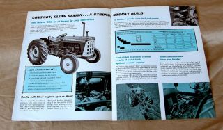 Vintage Oliver Corporation Model 550 Tractor Advertising Brochure - Ca 1965
