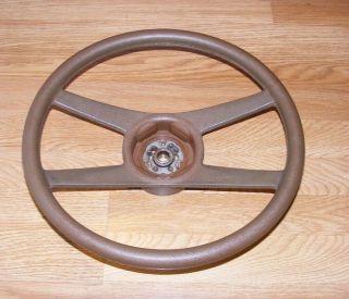 Vintage 9752584 - 5 Muscle Car 4 Spoke Brown Bowtie Steering Wheel 14.  5 " Camaro