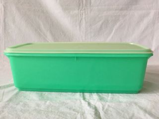 Vintage Tupperware Green Celery Vegetable Keeper Container 782 - 5 With Lid