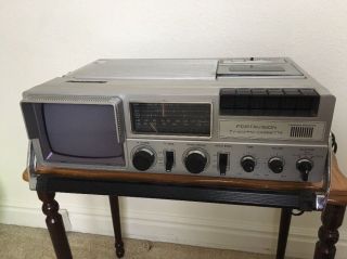 Vintage Realistic Portavision 16 - 104 Radio Tv Cassette