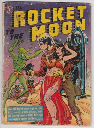 Rocket To The Moon 1 G - 1.  8 Avon First Issue 1951