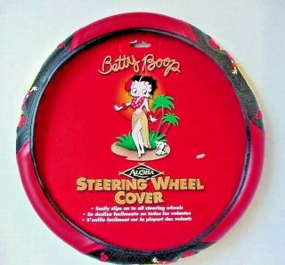 Betty Boop Aloha Steering Wheel Cover Go Betty