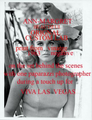 Ann Margret Sexy Gorgeous From 1963 Vintage Viva Las Vegas Camera Neg.