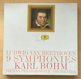 Karl BÖhm - Beethoven 9 Symphonien Dgg Anniversary 2720 045 - 10 9 Lp Box W Book