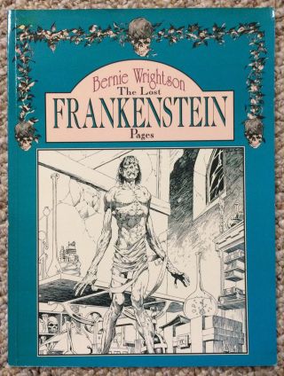Signed Bernie Wrightson The Lost Frankenstein Pages Tpb Mary Shelley Apple Press