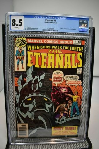 Eternals 1 Cgc 8.  5 Marvel Bronze Age 1976 By Jack Kirby Origin & 1st Appearance