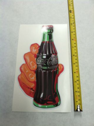 Coca Cola Pop Cola Decal Soda Hand Sticker 12 Inch