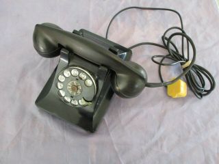 Vintage Northern Electric Co Rotary Dial Black Telephone - Made In Canada
