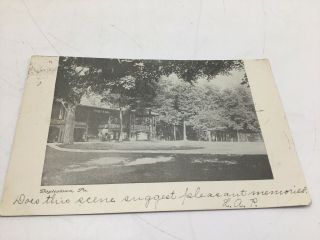 Doylestown Pa Real Photo Postcard Picture Rppc 1906 Schofield Normal School