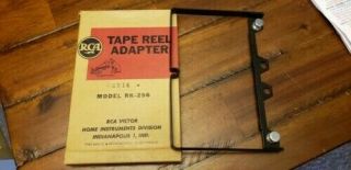 Rca Sound Tape Cartridge Rk 296 Tape Reel Adapter With Orig Box Ex,