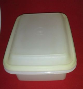 Vintage Tupperware Freeze & Store Ice Cream Keeper And Lid 1254 All Shear