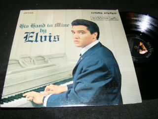 His Hand In Mine Devotional Elvis Presley Lp Living Stereo 1960black Label Orign