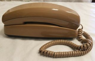 Vintage Bell South Trim Line Tp201 - Ld Desk Wall Telephone Circa 1970s Brown