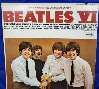 Beatles Vi By The Beatles (vinyl,  196x Apple Records) Near.  R1005
