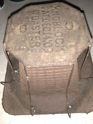 Antique Toaster Stove Top / Camp Fire 4 - Slice Estate Find 2