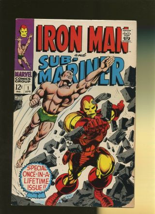 Iron Man And Sub - Mariner 1 Vg,  4.  5 1 Book Last Issue Before Their Own Titles