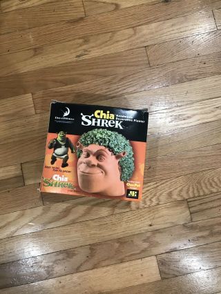 Shrek Ogre Chia Pet Head Vintage 2004 Planter Kit