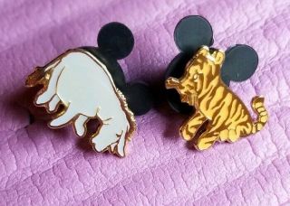 Disney Classic Winnie The Pooh Pin Set Of Two 1997 Tigger & Eeyore