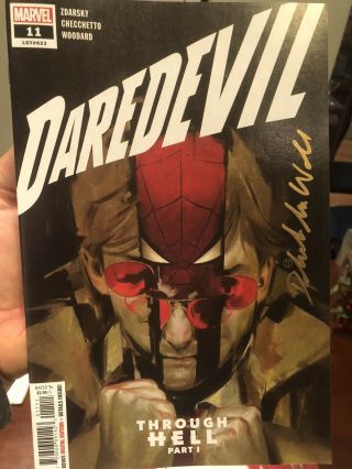 Signed Daredevil Comic Book 11 By Deborah Ann Woll