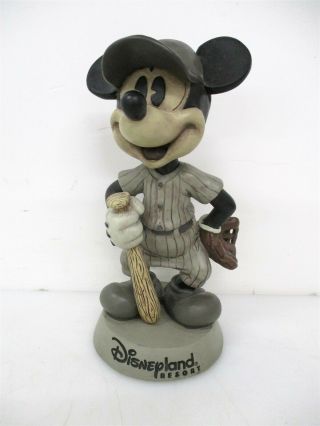 Disneyland Resort Souvenir Bobblehead Baseball Mickey Mouse