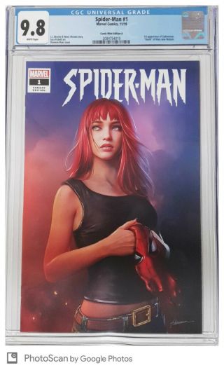 Spider - Man 1 (of 5) Shannon Maer Trade Dress Variant Limited To 3000 Cgc 9.  8