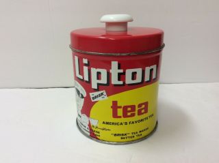 J.  L.  Clark Lipton Tea Americas Favorite Tea Tin - Vintage