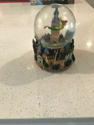 Walt Disney Peter Pan Waterball Snowglobe You Can Fly Special Edition Hallmark