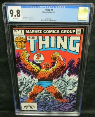 Thing 1 (1983) Bronze Age Marvel Key 1st Issue Cgc 9.  8 White Pages F164
