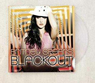 Britney Spears Blackout Limited Edition Clear Vinyl Lp Pre - Order