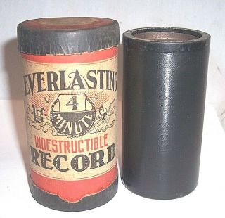 Us Everlasting Phonograph 4m Cylinder Record In Ob/lid 3115,  " Orpheus "