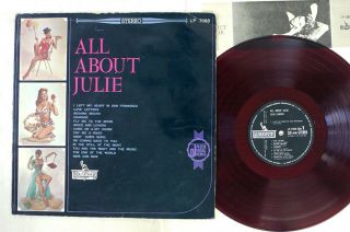 Julie London All About Liberty Lp - 7088 Japan Red Vinyl Flipback Cover Vinyl Lp
