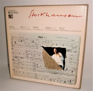 Karlheinz Stockhausen ‎– Spiral / Wach / Japan / Pole EMI Electrola 2 - LP NM 2