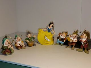 Disney Christmas Ornaments Snow White And The 7 Dwarfs