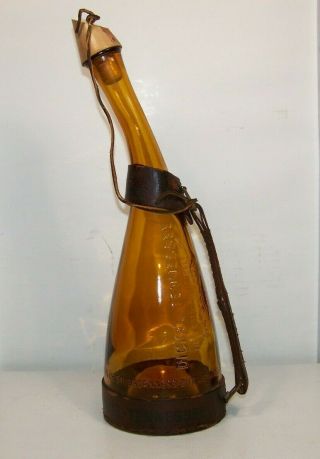 George Dickel Tennessee Whisky Amber Souvenir Bottle 1st Bottling October 1964