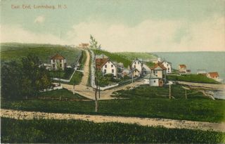 A View Of The East End,  Lunenburg,  Nova Scotia Ns Canada 1912