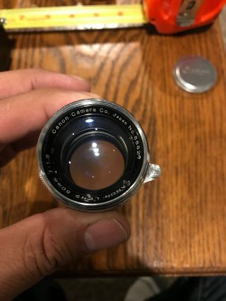 Vintage Canon Rangefinder Film Camera 50mm F/1.  8 Af Lens No 88827